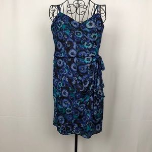 Lauren Conrad floral ‘faux side wrap’ dress 10